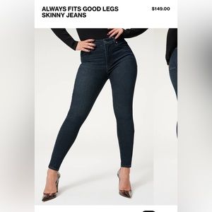GOOD AMERICAN ALWAYS FITS GOOD LEGS SKINNY JEANS